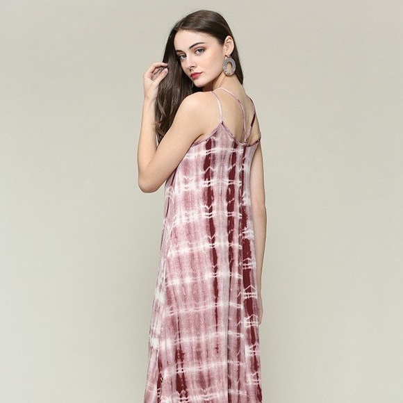 SUPER SOFT STRAPPY TIE DYE DRESS - Picture 13 of 15